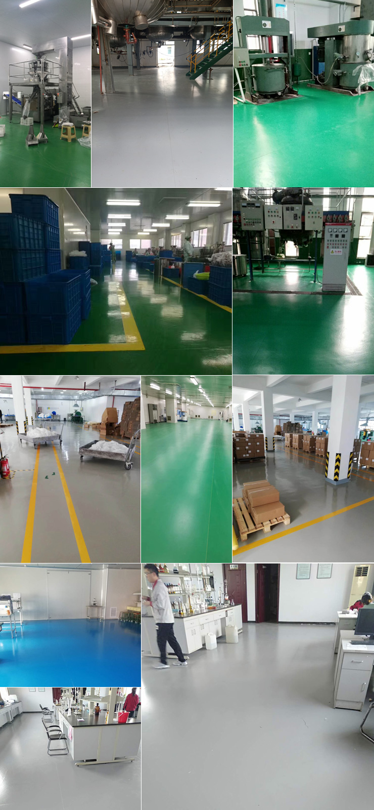 工廠廠房車間地板地坪，實驗室地面地板，凈化車間地面地板鋪裝PVC塑膠地板材料